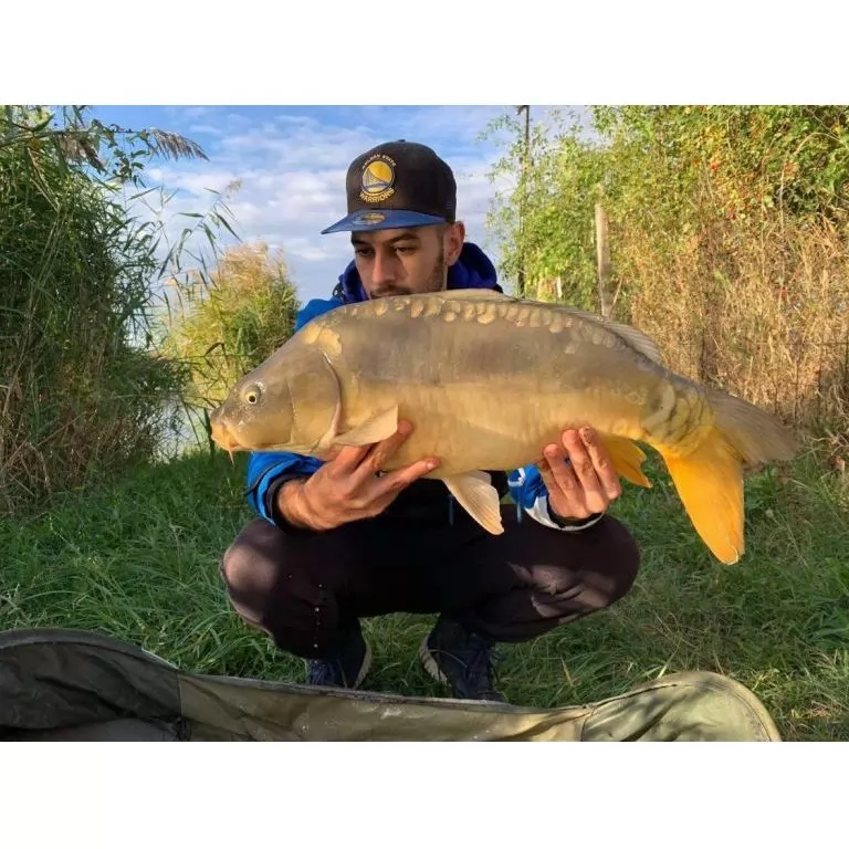 A nap első hala meglehetősen gyorsan, nagyjából fél óra után érkezett. Ez 4,80 kg volt 