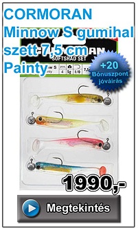 CORMORAN Minnow S gumihal szett 7,5 cm - Painty