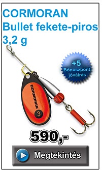 CORMORAN Bullet fekete-piros 1 - 3,2 g