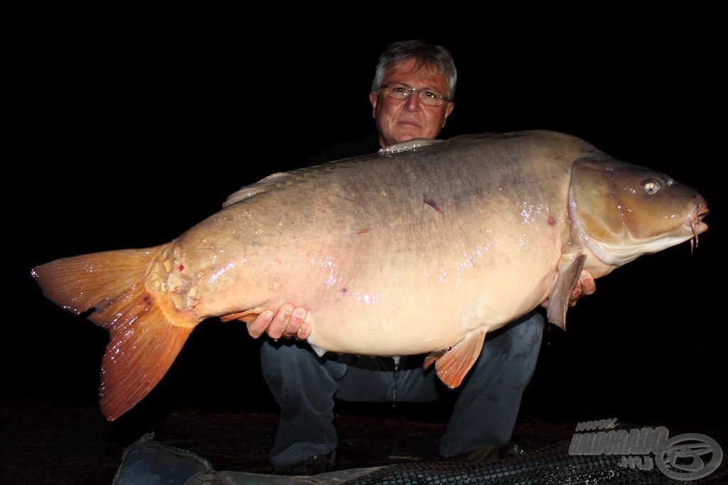 Közel a harminchoz! A hal súlya: 28,20 kg