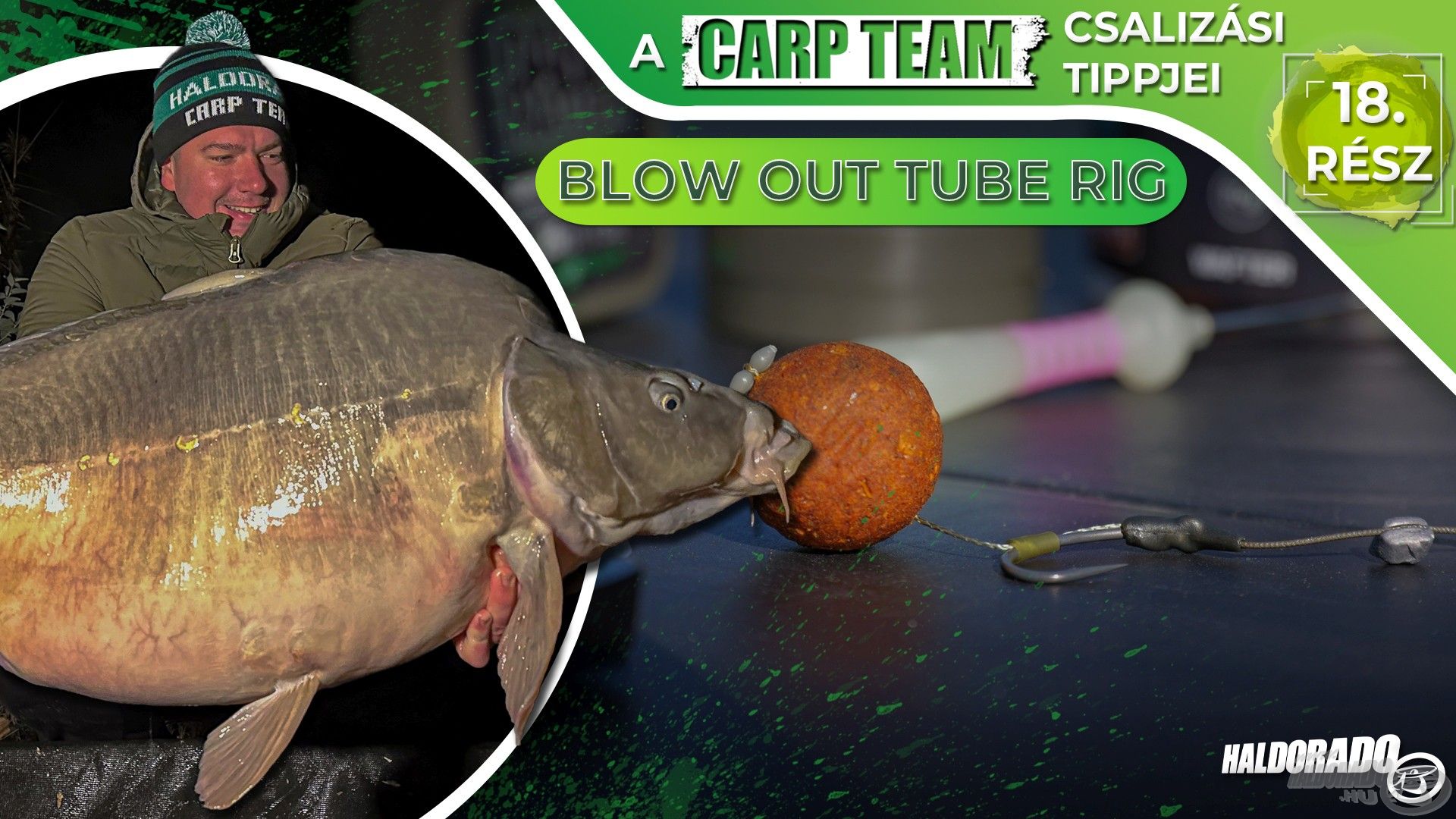 A Haldorádó Carp Team csalizási tippjei 18. rész – Blow out tube rig