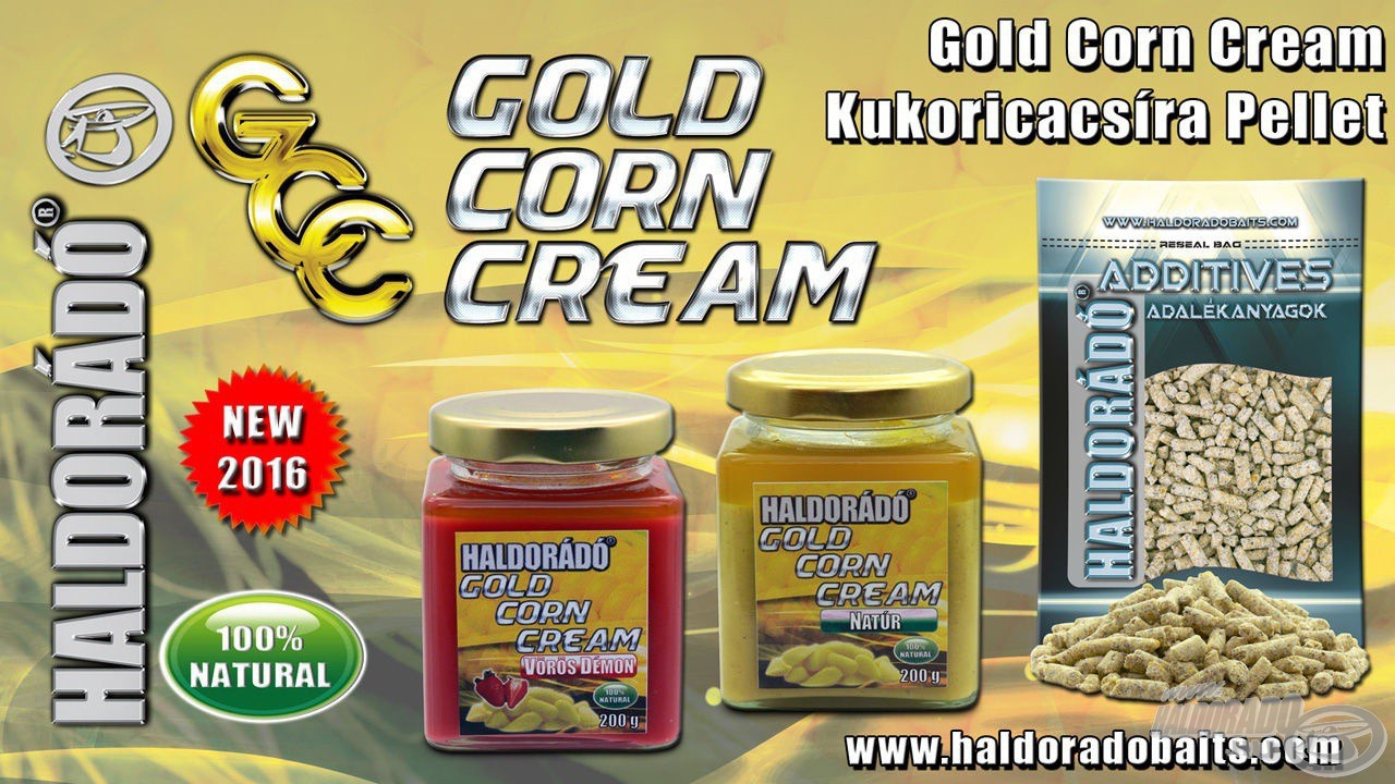 Kitűnik ezek közül a Gold Corn Cream! Hogy mi ez? Látogasson el a HorgászShow-ra, és bemutatjuk Önnek!