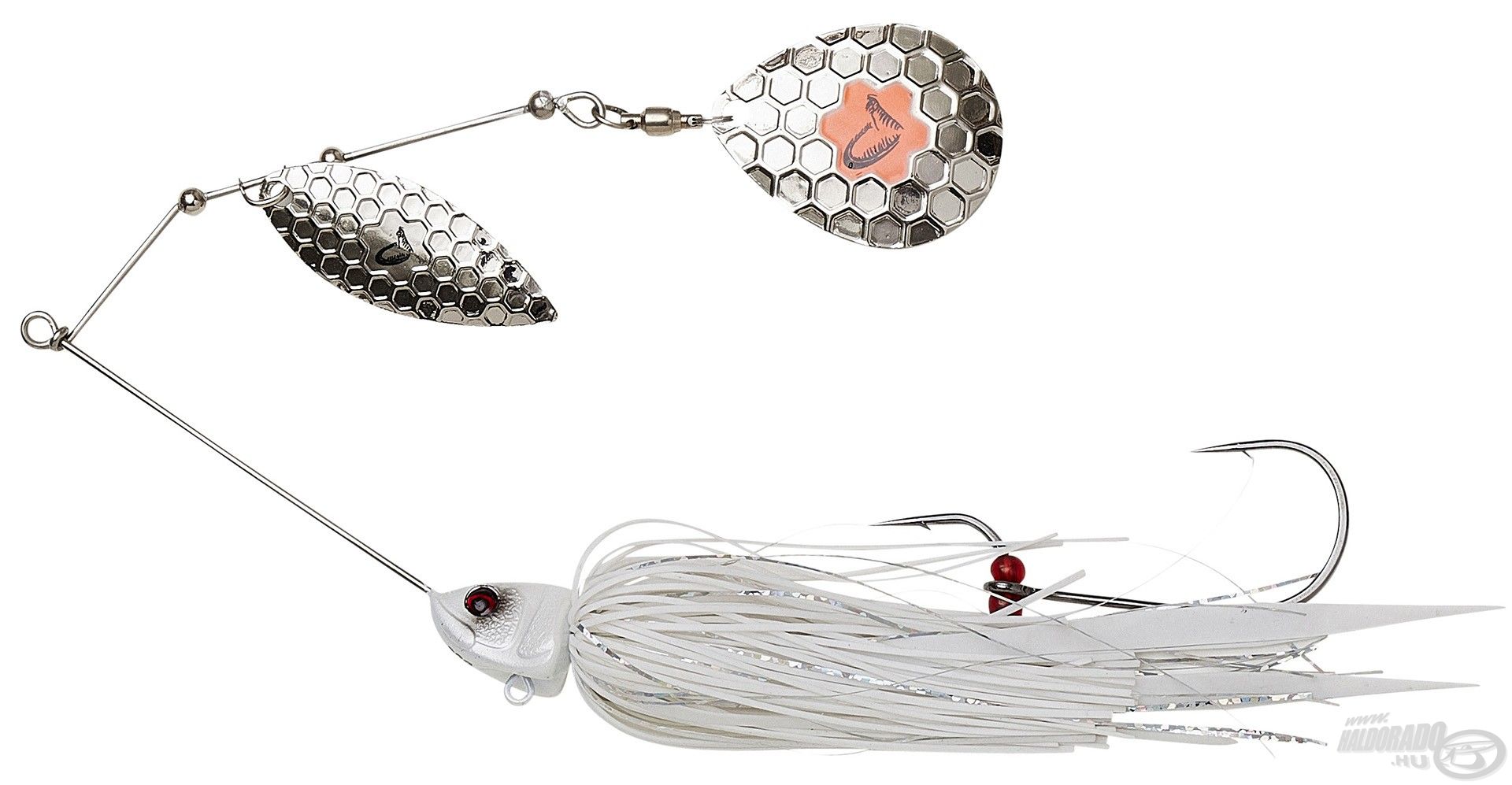 Savage Gear DaBush Spinnerbait Sinking - White Silver