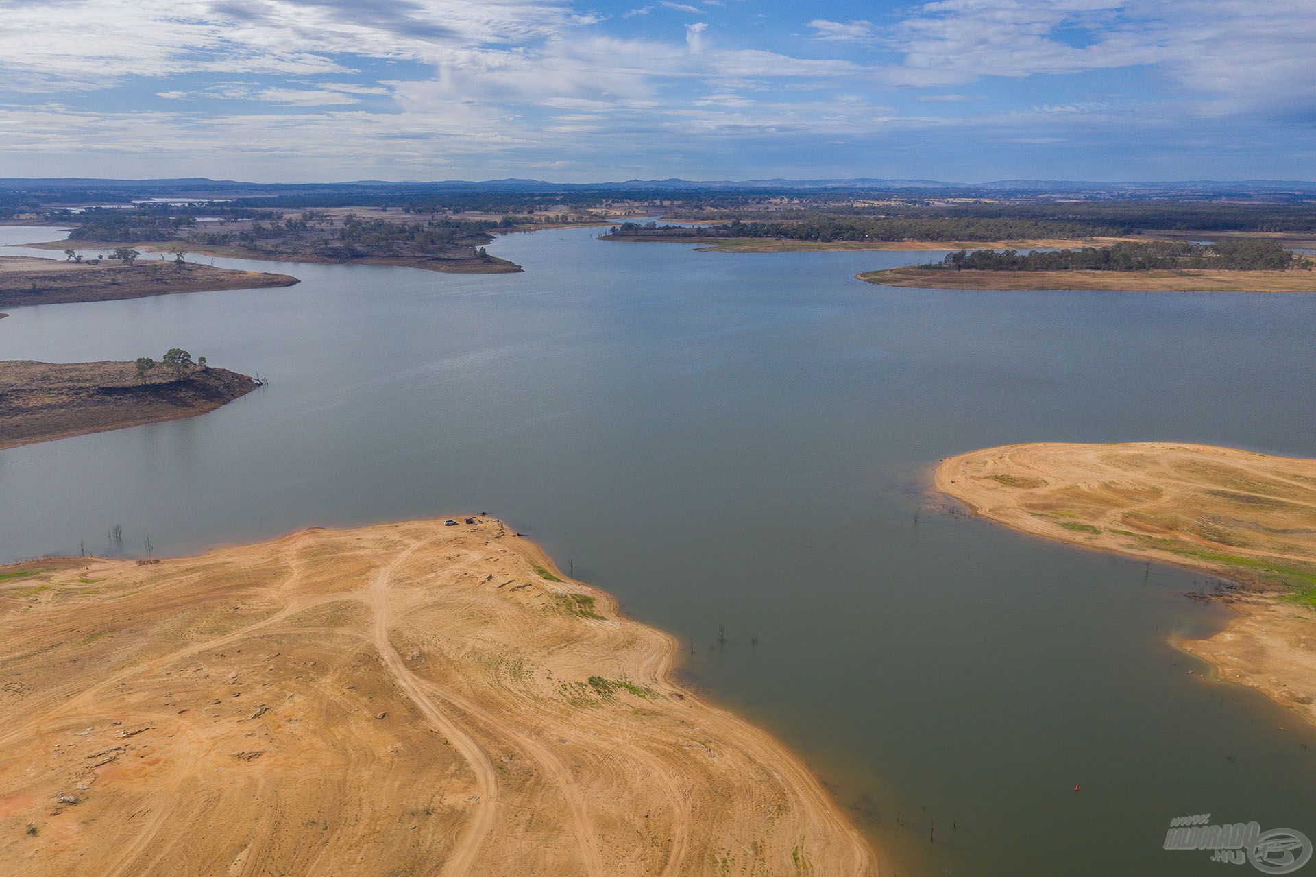 Lake Eppalock, az ausztrál vízgazdálkodás egyik ékes példája