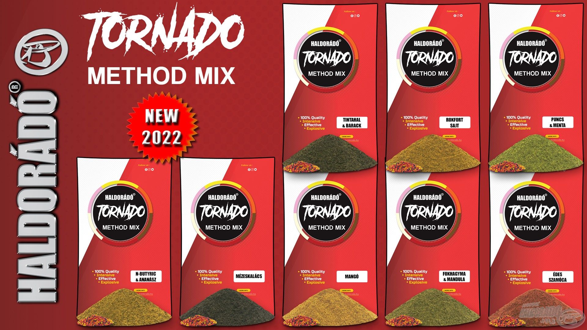 Az idei évtől egy komplett etetőanyag család is elérhető már a TORNADO termékcsaládban