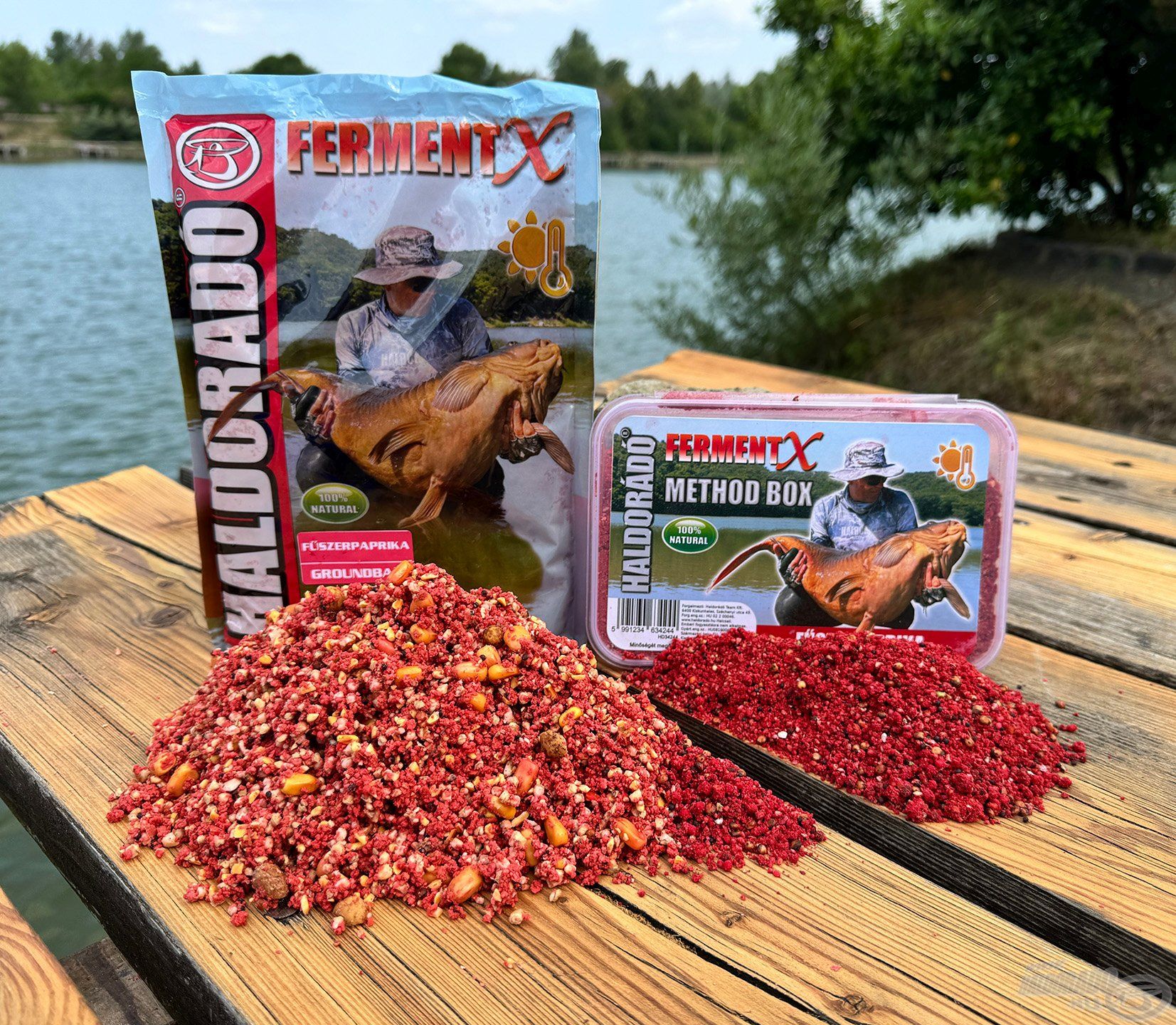 A FermentX Fűszerpaprika csalogatóanyagok nagyon csábítóak lassan hűlő vizekben is a ponty és az amurok számára