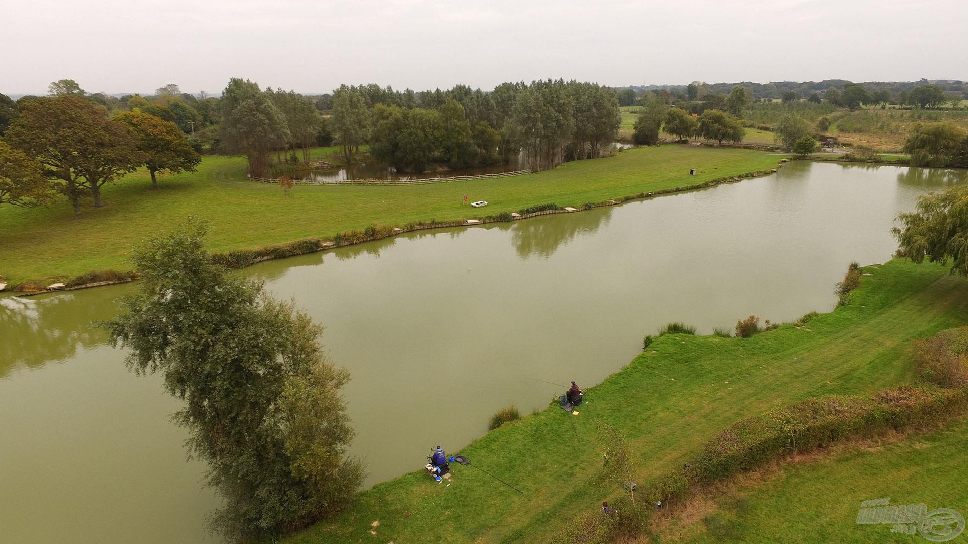 Finom pontyhorgászatra készültünk a magánkézben lévő Falkenvil Fisheries tavon