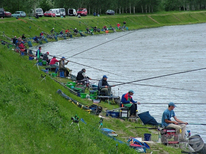 bank fishing competition - parti horgászverseny