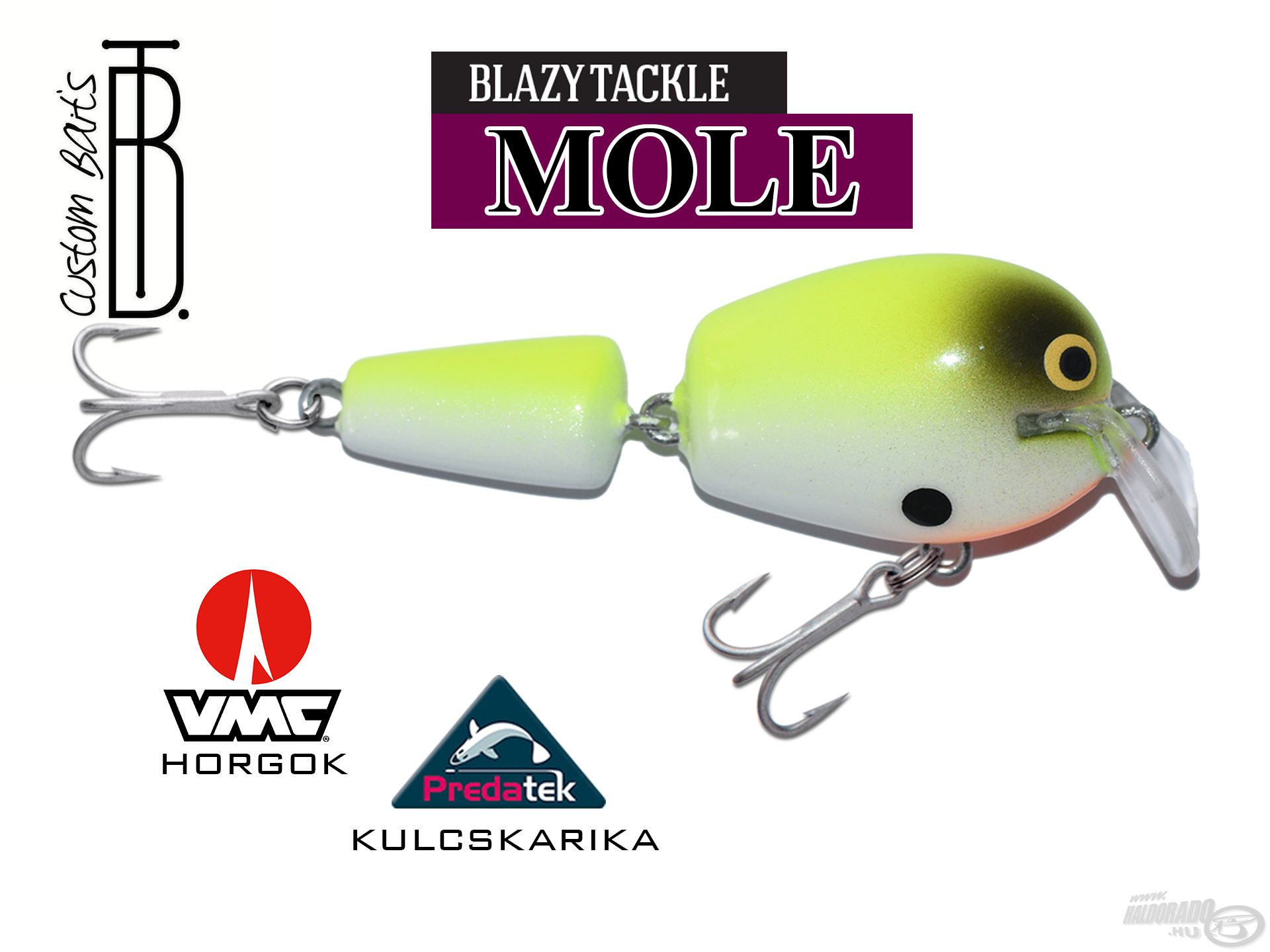 A Mole változat egy 80 mm-es felúszó wobbler, amit kifejezetten a hazai viszonyokhoz terveztek