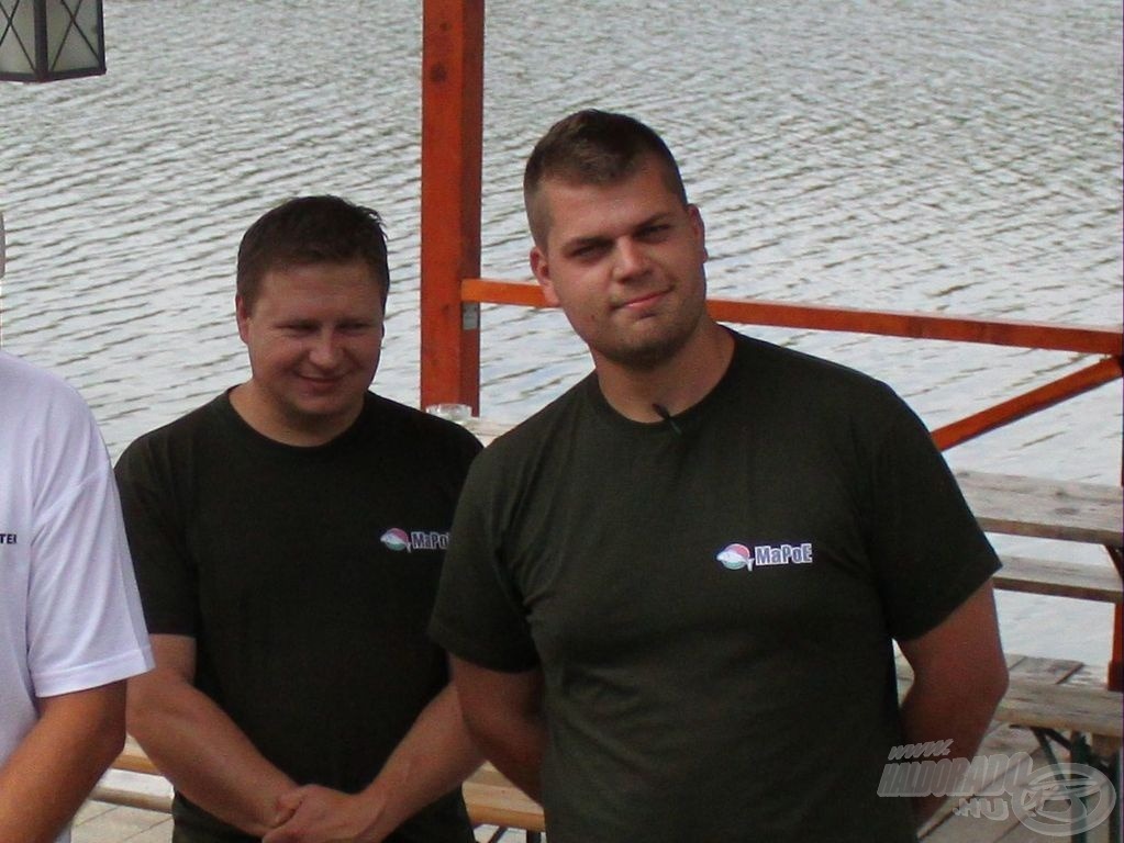 Gátsik Attila (balról) és Tóth Gergő (jobbról), a rendezvény főszervezői