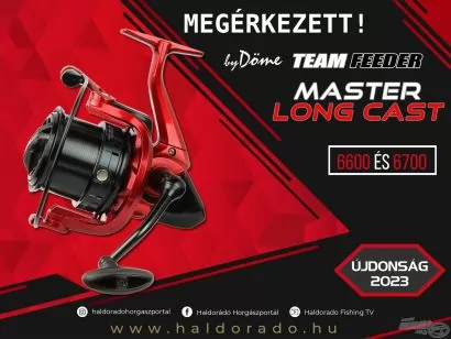 By Döme TEAM FEEDER Master Long Cast 6600 és 6700 orsók bemutatása távdobás közben