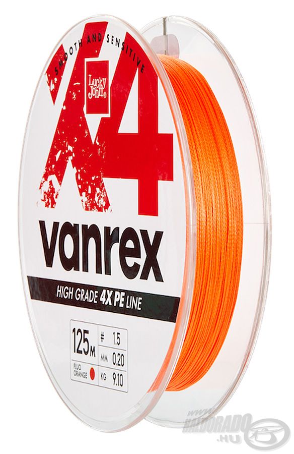 Lucky John Vanrex X4 Braid Fluo Orange