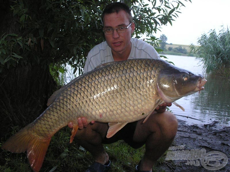 Krisztián első palotási hala 13,30 kg-nak bizonyult a mérés során