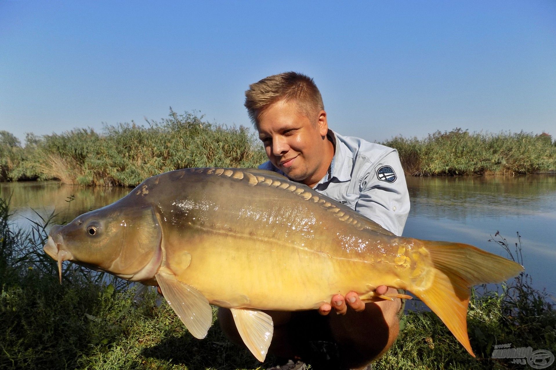 Ez a szép, 5 kg feletti tükrös erejével igazán próbára tette a felszerelésem minden elemét