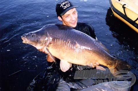 Martin 21,6 kg-os pontya, mely egyben a verseny legnagyobb hala is volt.