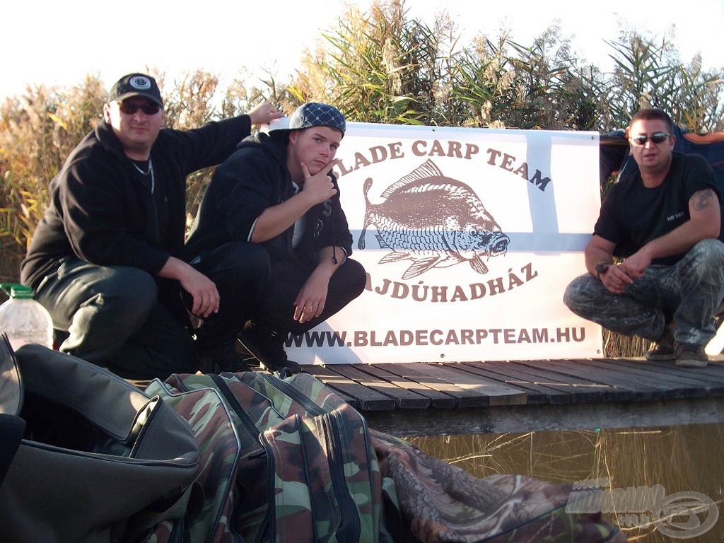 Kis csapatunk, a Blade Carp Team