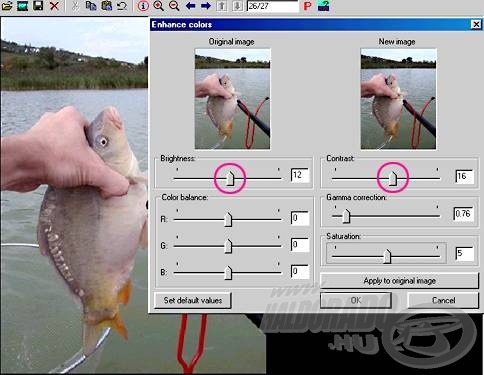 Fényerő-kontraszt egyszerű állítása az IrfanView-ban…