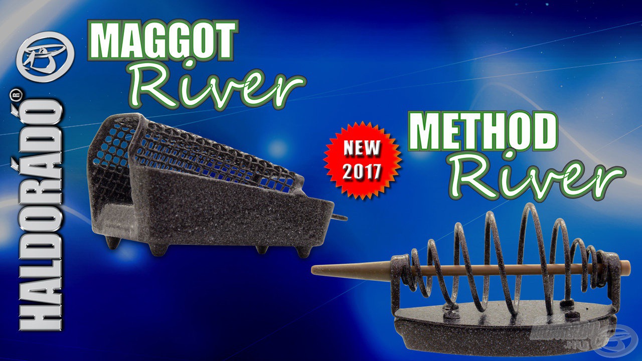 A Maggot River és a Method River a folyóvízi horgászatokhoz kínál praktikus megoldásokat