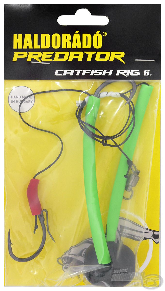 Íme, a Haldorádó Predator Catfish Rig 6 – Fireball szerelék 150 g!