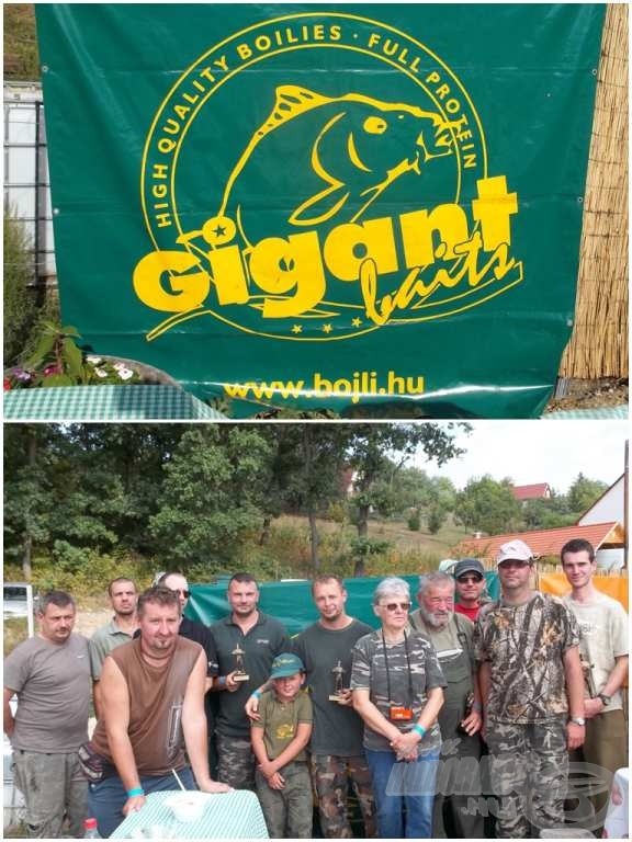 A Gigant Baits szektor díjazottjai