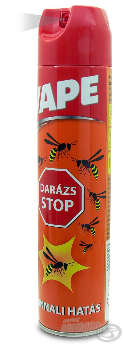 A Vape Darázs Stop darázsirtó aeroszol a zárt térbe (pl. lakásba, padlástérbe) berepülő darazsak irtására alkalmas.