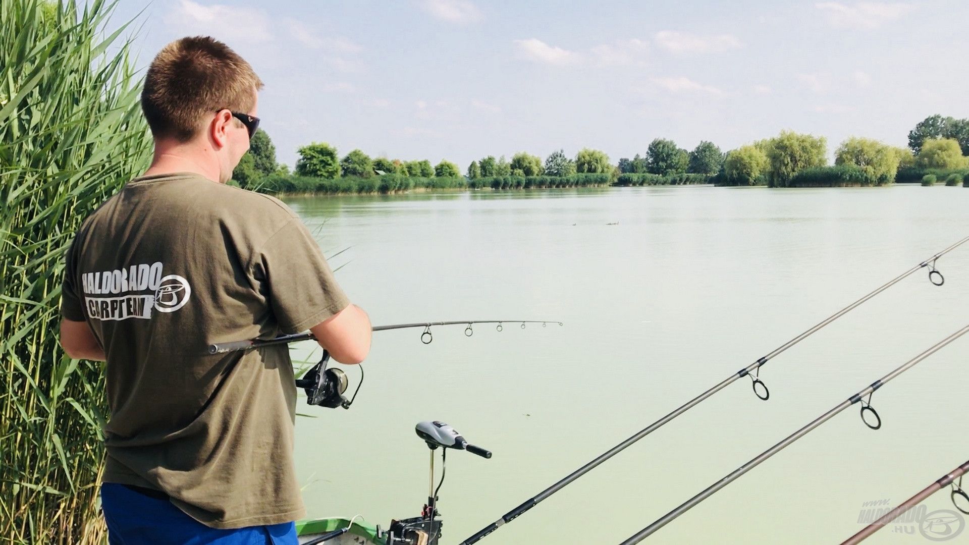 Mindig partról kezdtem el fárasztani, csónakot csak akkor használtam, ha a hal akadóba futott