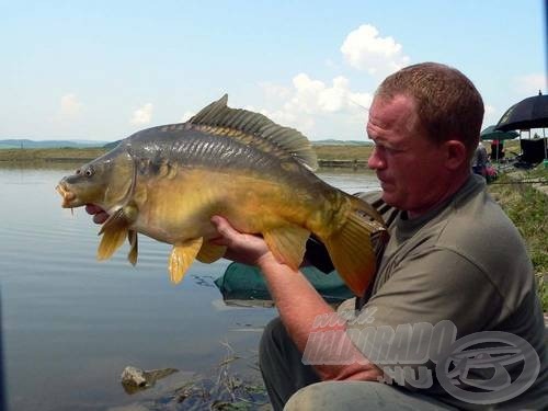 Ezen a pályán a pontyok uralták a terepet