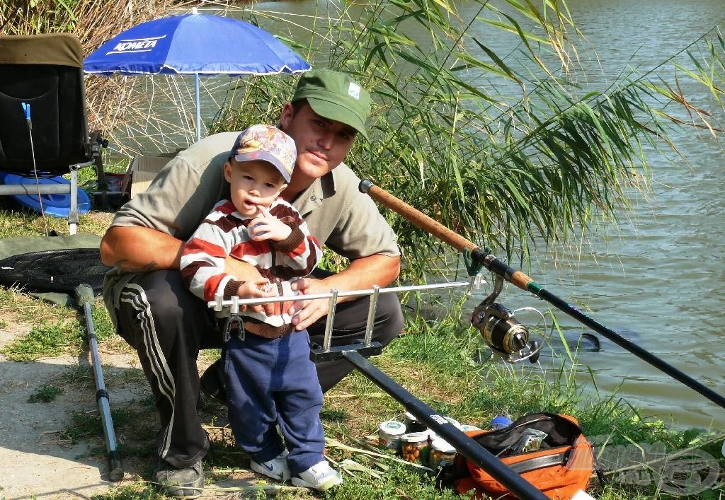 Apa, majd én is horgászhatok, ugye?