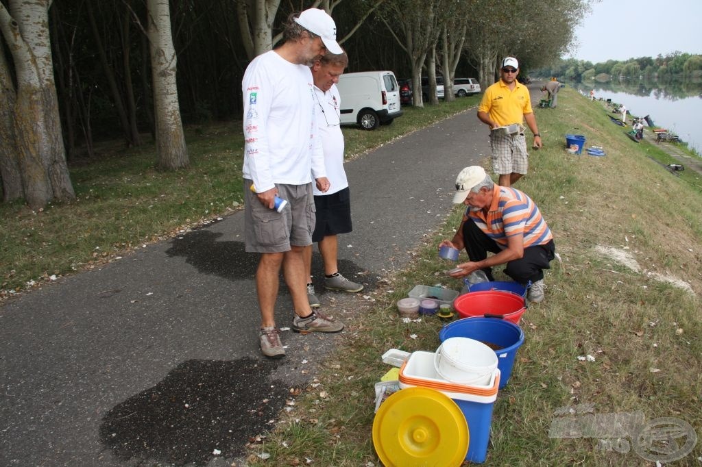 A pontosan összeállított menyiségek ellenőrzése.