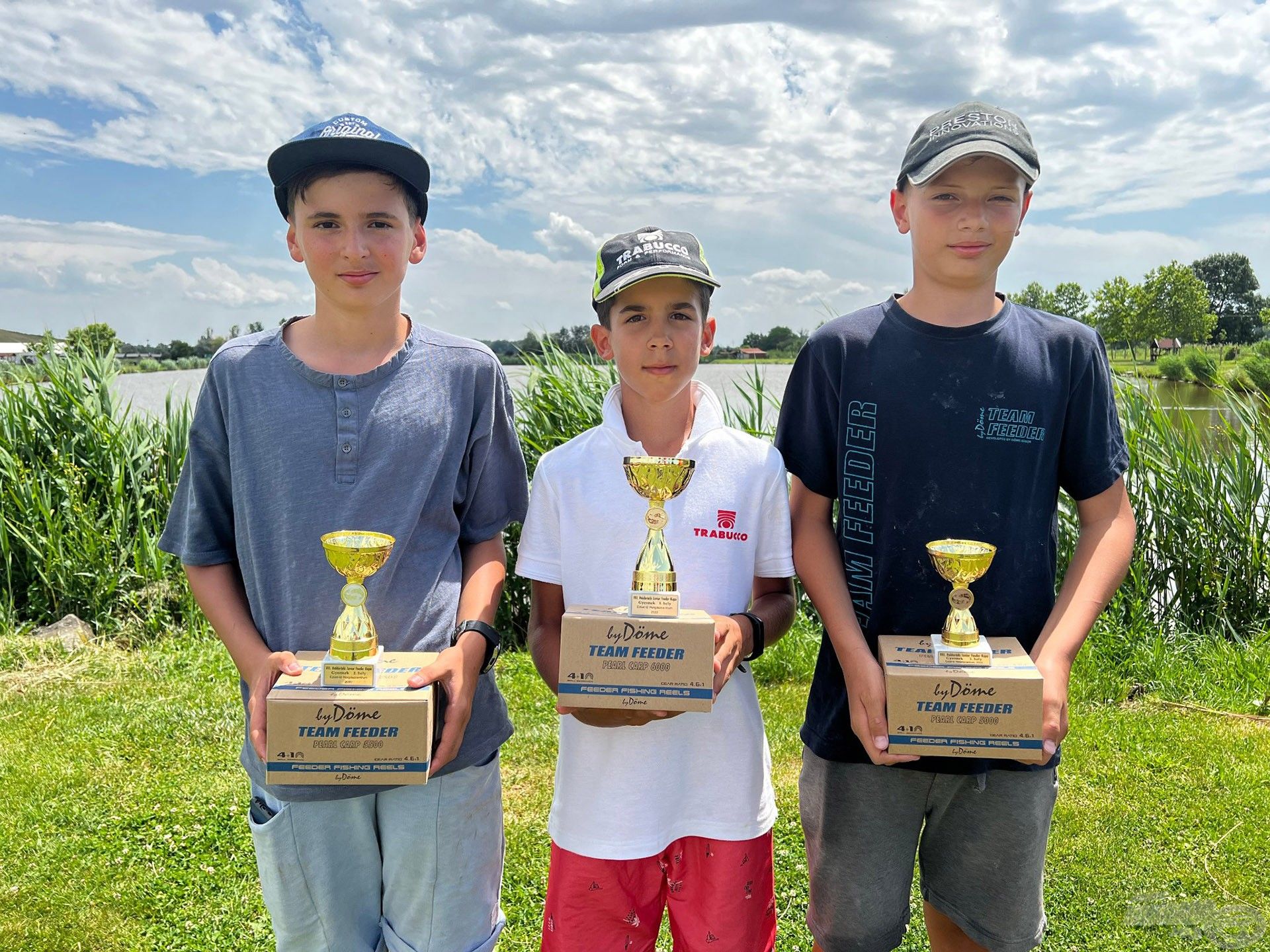 A VIII. Haldorádó Junior Feeder Kupa gyermek kategóriájának legjobbjai