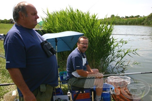 Várszegi Ferenc és Czakó János - Shimano Tolna