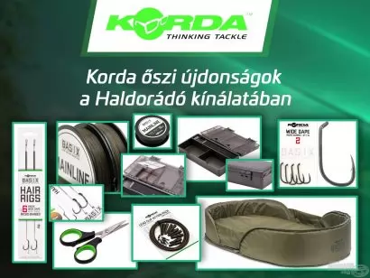 Korda őszi újdonságok a Haldorádó kínálatában