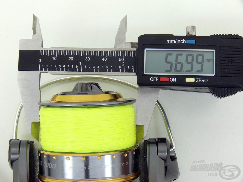 Az 57 mm-es dobátmérő kellően nagy a pontos, távoli dobásokhoz