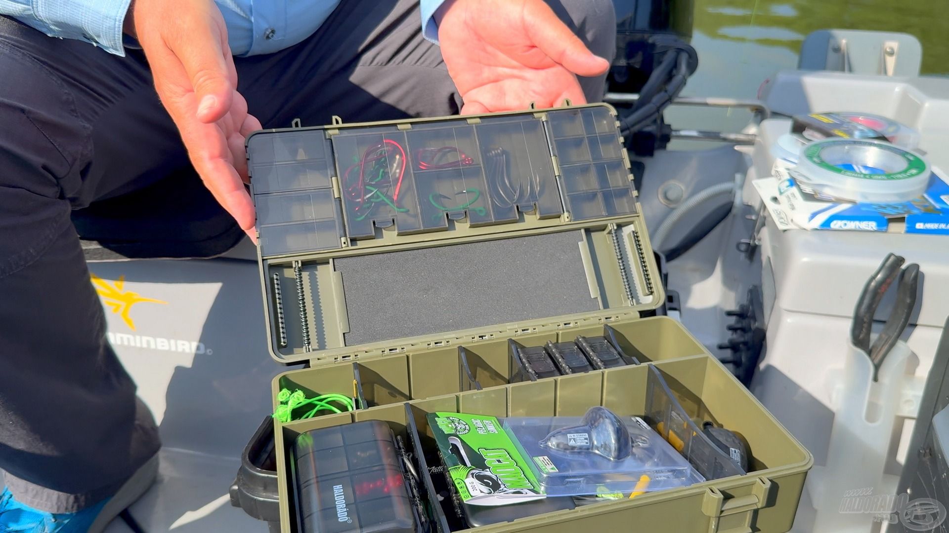 Bár pontyos a Haldorádó Carp Pro Box, mégis jól belaktam a harcsázáshoz