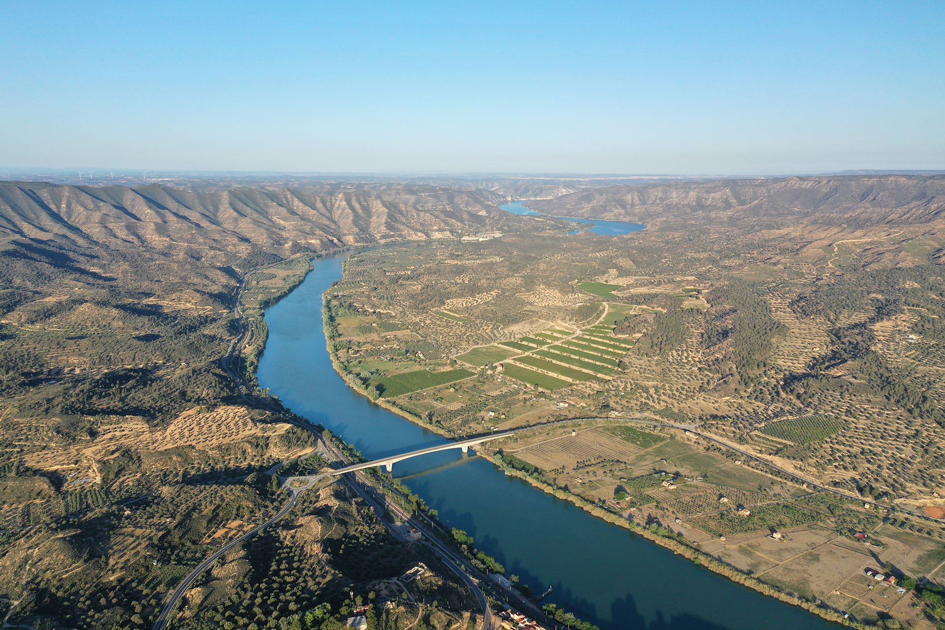 Kopárak, mégis csodásak az Ebro folyót körülvevő hegyek