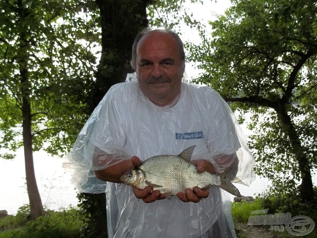 Gyula álcaruhában csapta be a halakat