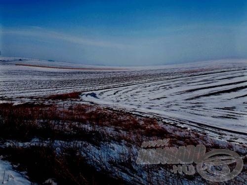 A horgászatba vezető panoráma