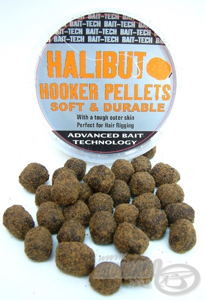 A Halibut Hookers Pellets egy rugalmas, nagyméretű csalizó pellet