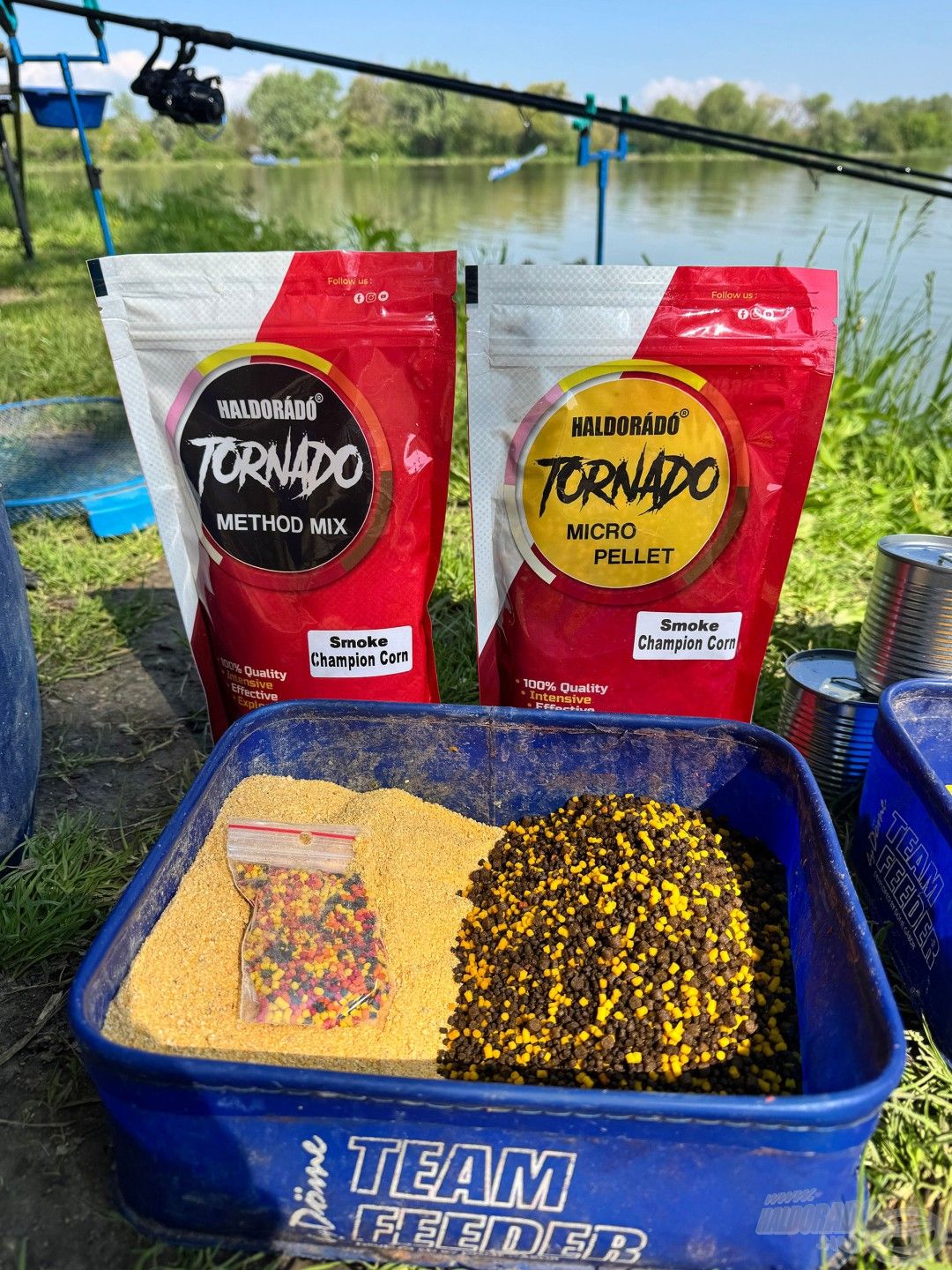 Az új TORNADO Smoke - Champion Corn Micro Pellet és Method Mix formában is nagyszerű, édes kukoricás, figyelemfelkeltő csalogatóanyagok