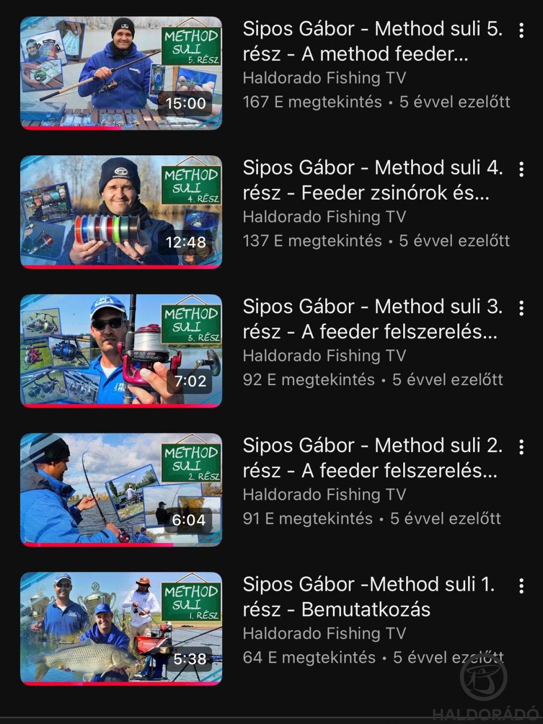 A Method suli első részeiben még a felszereléseket, végszerelékeket és egyéb hasznos dolgokat mutattam be…