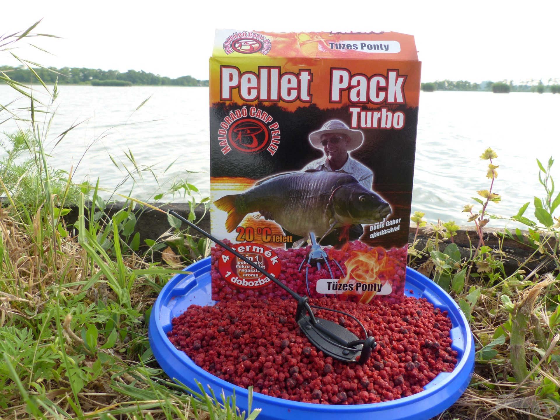 A Pellet Pack Turbo Tüzes Ponty egy igazi nagy hal „mágnes” a felmelegedett vizekben. Tökéletesen illik a Method Flat Feeder kosarakhoz