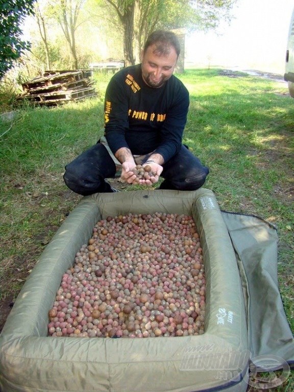 Etetésre vegyes bojlimixet (is) használtam