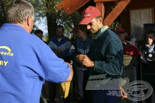 Az elmúlt évi győztes, Nagy Benedek sorsol