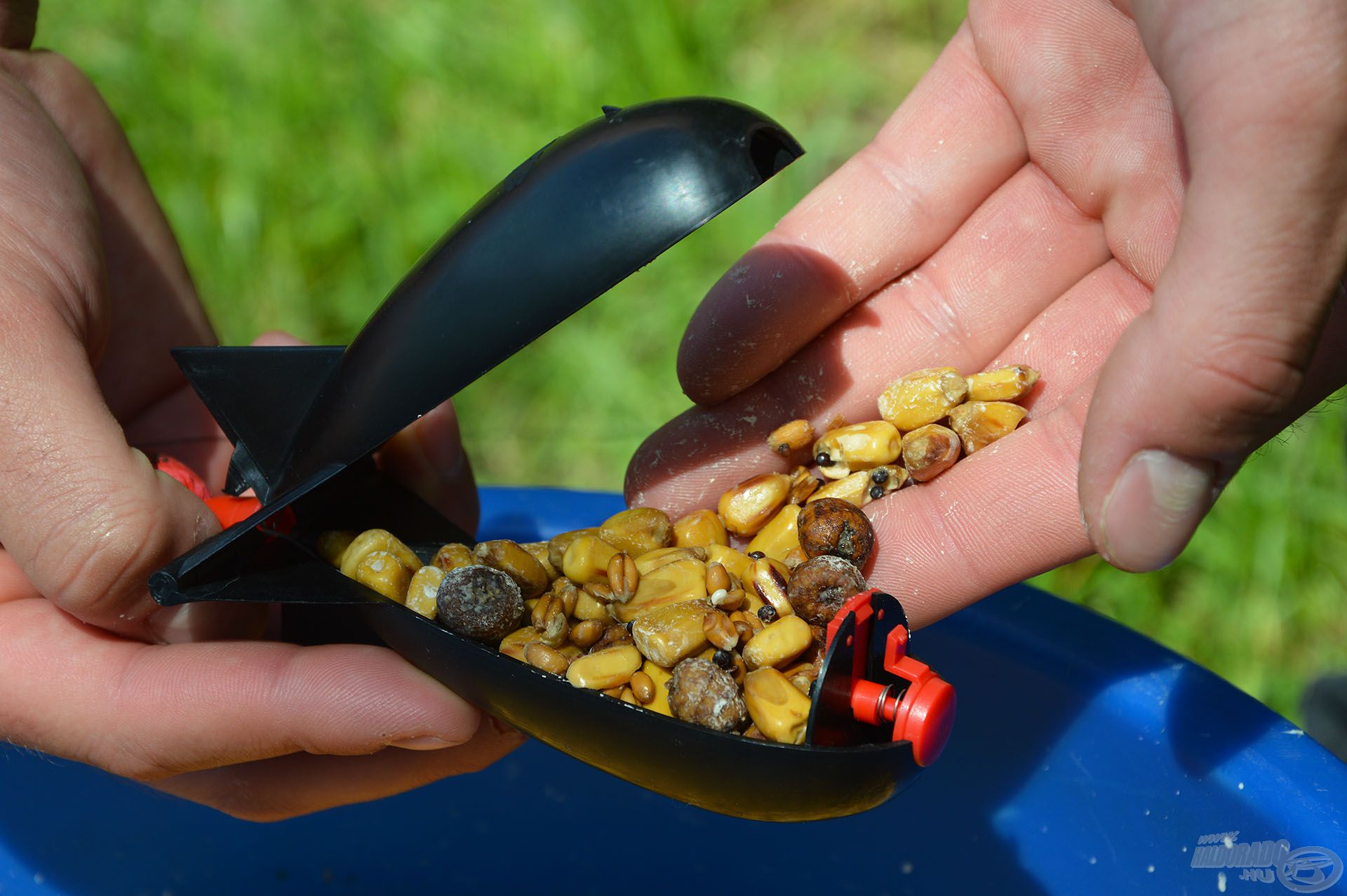 A fermentált magvakat mini Spomb rakétába töltöttem…