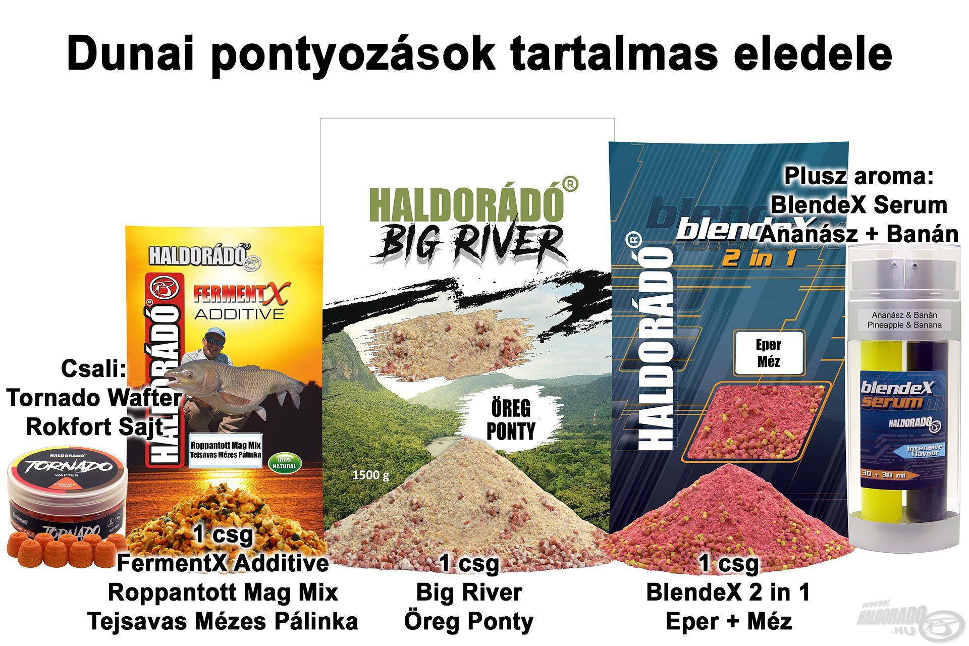 Dunai pontyozások tartalmas eledele