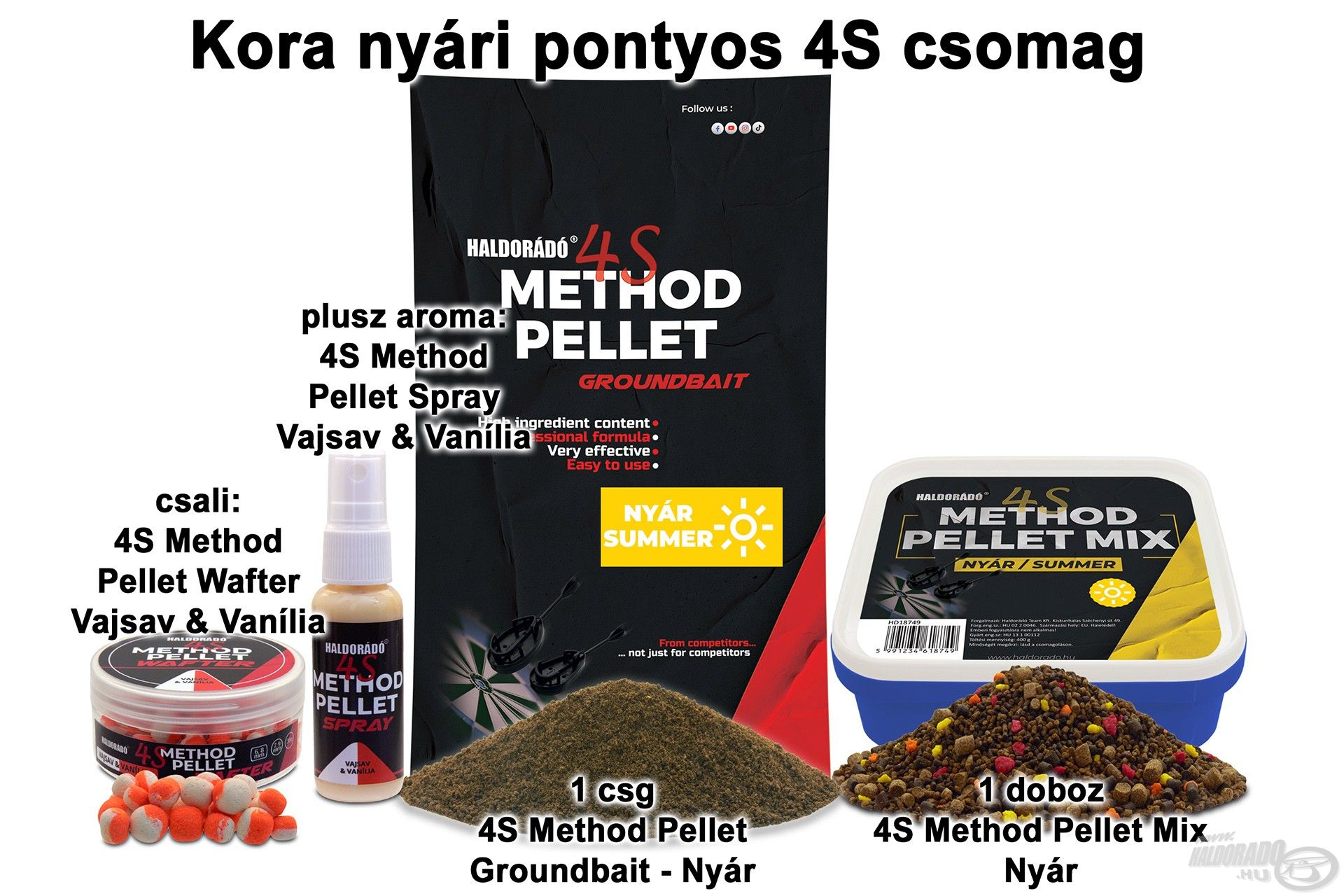 Kora nyári pontyos 4S csomag