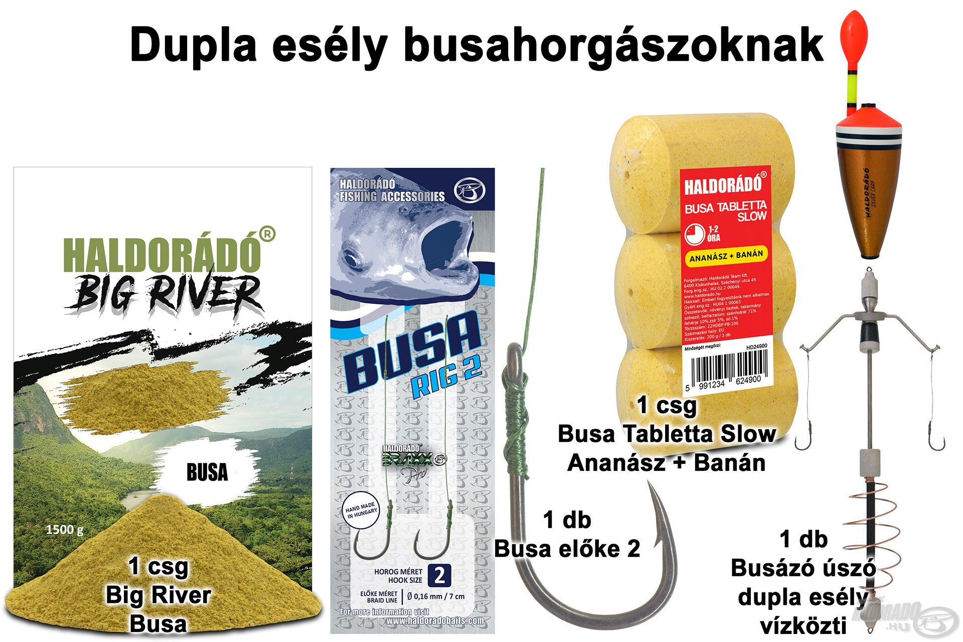 Dupla esély busahorgászoknak