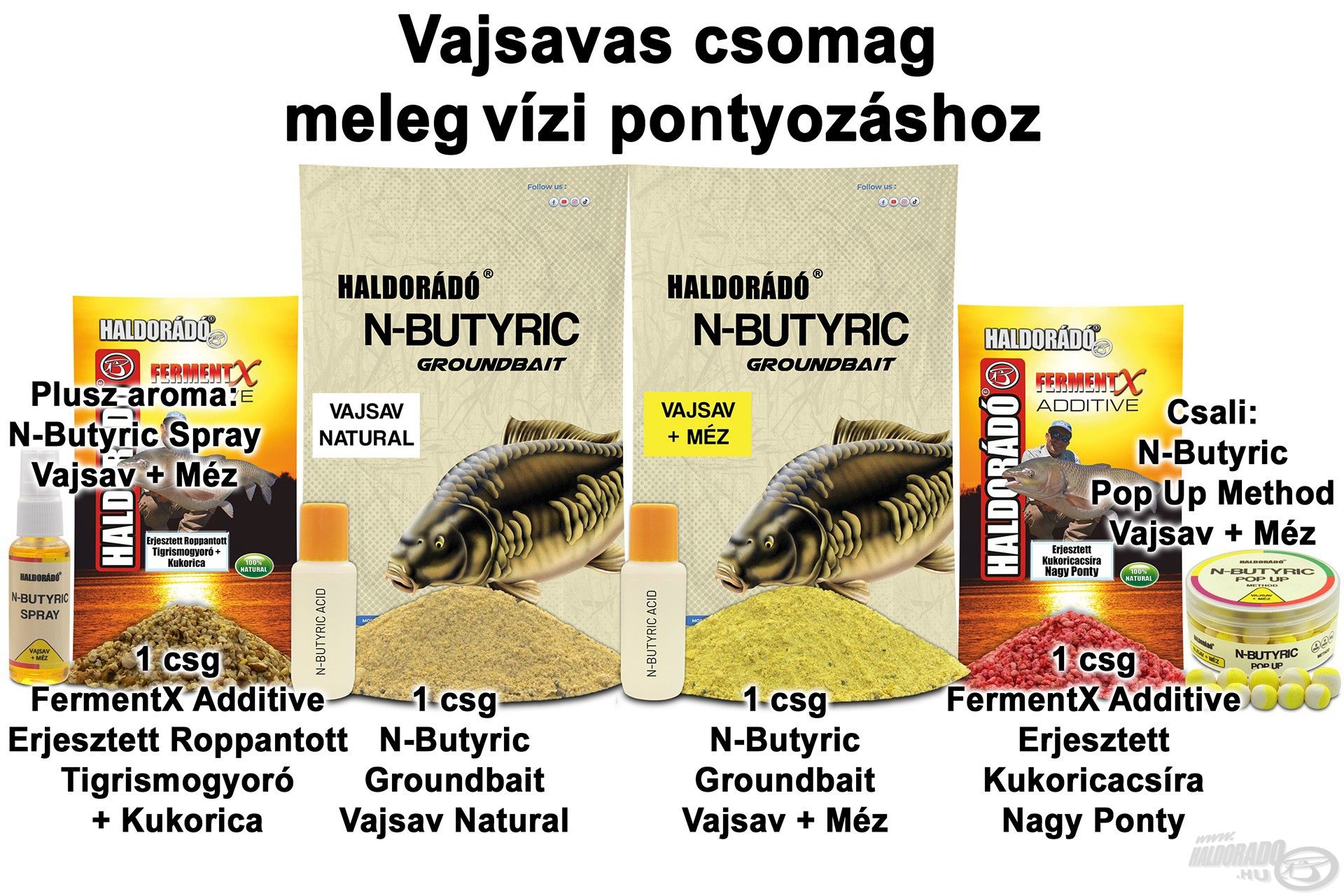 Vajsavas csomag meleg vízi pontyozáshoz