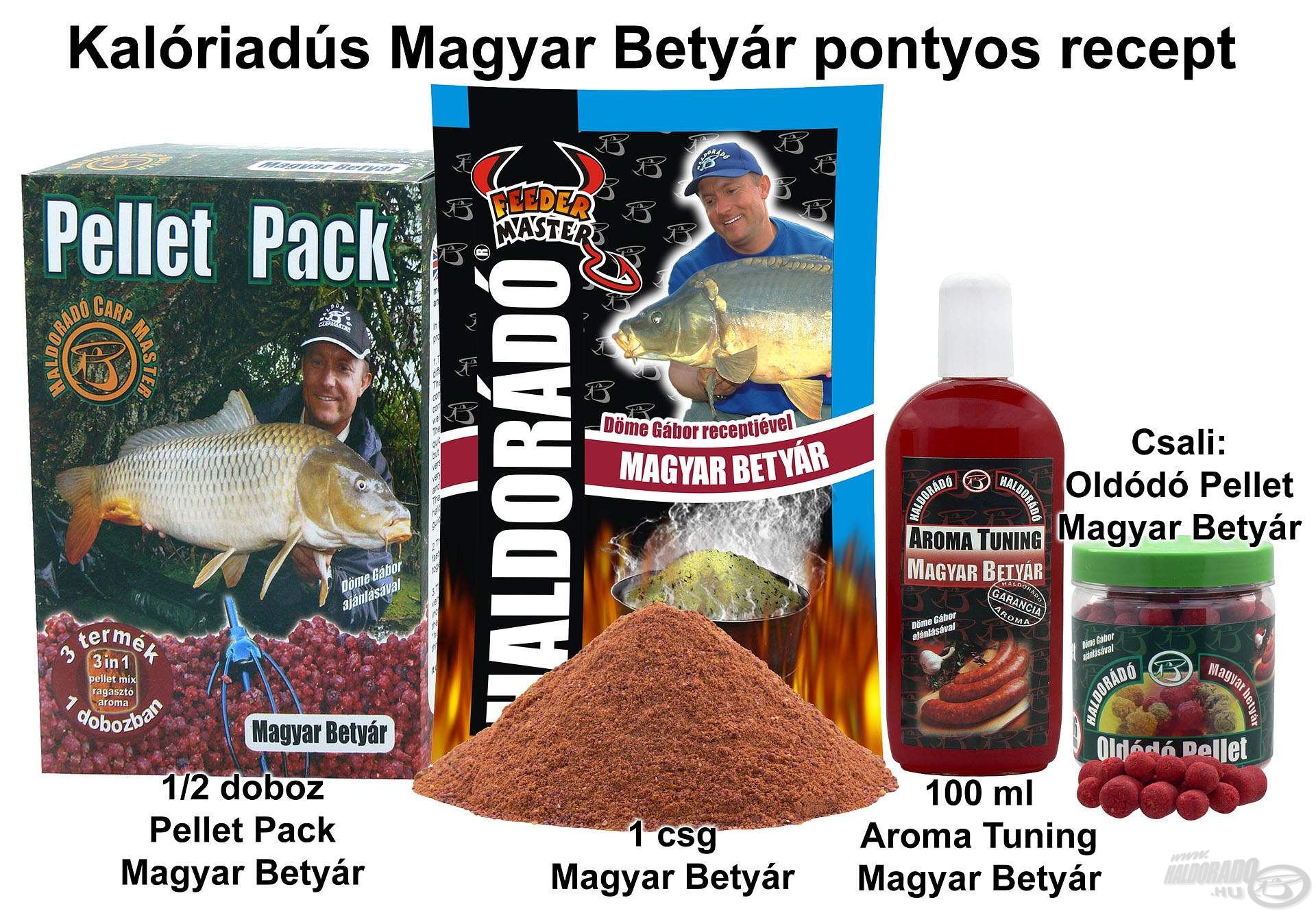 Kalóriadús Magyar Betyár pontyos recept