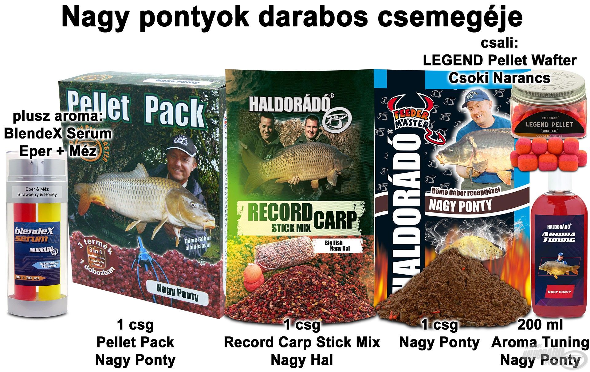 Nagy pontyok darabos csemegéje